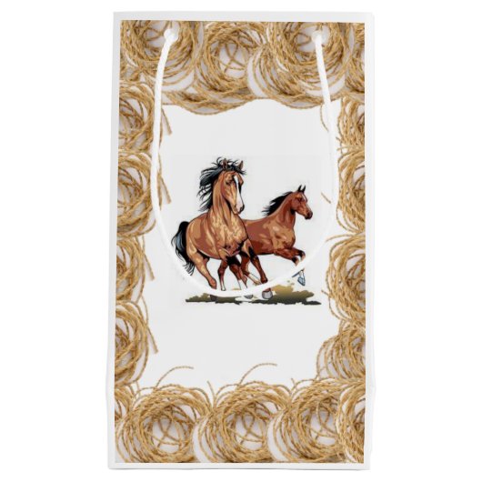 Gift Bag Horse Klein Cadeauzakje (Voorkant)