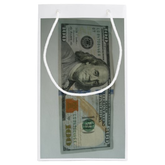 Gift Bag/KAART Combo/mmetropolim ontwerp Klein Cadeauzakje (Achterkant)