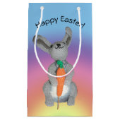 Gift Bag - Konijn met wortel Klein Cadeauzakje (Voorkant)