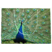 Gift Bag (Lrg) - Proud Peacock Large Cadeautasje (Achterkant)