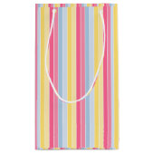 Gift Bag Pastel Stripe Klein Cadeauzakje (Achterkant)