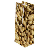 Gift Bag - Peanuts Closeup Wijn Cadeautas (Achterkant Gekanteld)