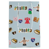 Gift Bag-Philly Sports Collectie Medium Cadeauzakje (Achterkant)