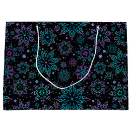 Gift bag "Snowflakes" Groot Cadeauzakje