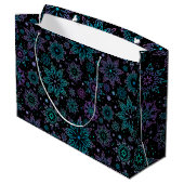 Gift bag "Snowflakes" Groot Cadeauzakje (Achterkant Gekanteld)
