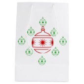 Gift Bag - VakantiegisterOrnamenten Medium Cadeauzakje (Achterkant)