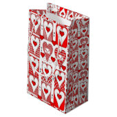 Gift Bag Valentijns Klein Cadeauzakje (Achterkant Gekanteld)