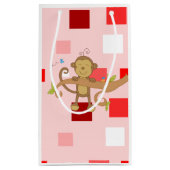 Gift Bag Valentijnse aap Klein Cadeauzakje (Achterkant)