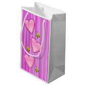 Gift Bag Valentijnse bumblebee Klein Cadeauzakje (Achterkant Gekanteld)