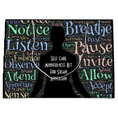 Gift Bag voor Self Care Mindfulness Kit Groot Cadeauzakje (Voorkant)