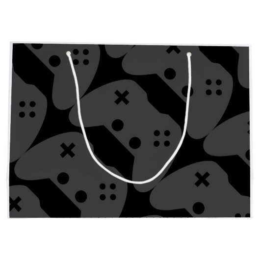 Gift Bag voor videospelcontroller Large Cadeautasje (Achterkant)