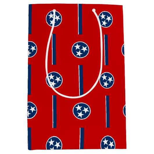 Gift Bag with flag of Tennessee, USA Medium Cadeauzakje (Voorkant)