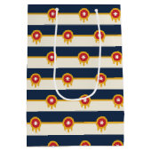 Gift Bag with flag of Tulsa, USA Medium Cadeauzakje (Achterkant)