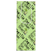 GIFT BAGS - TEQUILA, CHEAPER DAN THERAPIE WIJN CADEAUTAS (Voorkant)