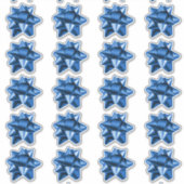 Gift Bow | STICKER | 20 per vel | Blauw (Voorkant)