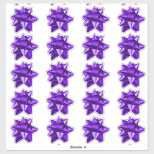 Gift Bow   STICKER   20 per vel   PAARS