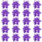 Gift Bow | STICKER | 20 per vel | PAARS (Voorkant)