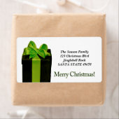 Gift Box Merry kerstremises label (Insitu)