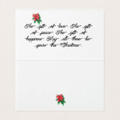 Gift Cards : Merry Christmas (Inside Unfolded)