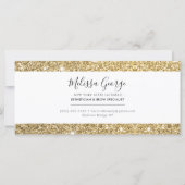 GIFT CERTIFICAAT: elegant oogglas goudglitter (Achterkant)