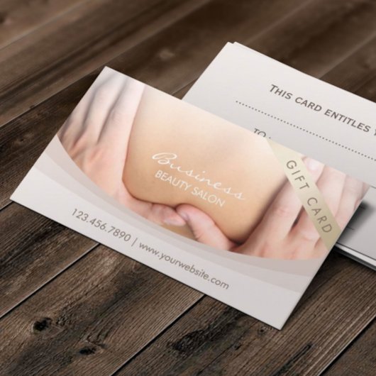Gift Certificate Massage Therapy Salon Spa Kortingskaartje