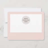 GIFT CERTIFICERING modern business blush roze zwar (Achterkant)