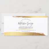 GIFT CERTIFICERING VOUCHER elegant chic gilded gol (Achterkant)