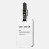 Gift Engineer College Major Engineer Definition Bagagelabel (Voorkant verticaal)