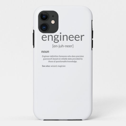 Gift Engineer College Major Engineer Definition Case-Mate iPhone Case (Achterkant)