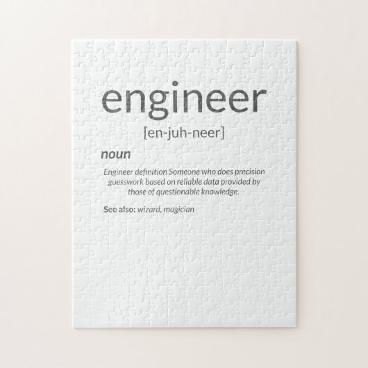 Gift Engineer College Major Engineer Definition Legpuzzel (Verticaal)