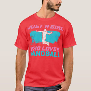 Gift European Handball Girl Team Player T-shirt