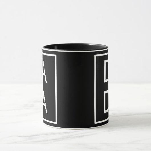Gift Father Day Dada Boxed Square Dad Matching Mok (Midden)