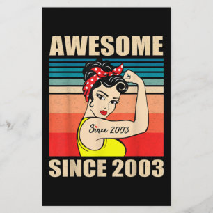 Gift for 18 Years Old Women 18th Birthday Briefpapier