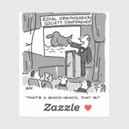 Gift for a Bird Watcher of Birder. Grappig Sticker