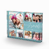Gift for Best Friends 7 Photo Collage Heart BFFs Fotoblokken (Rechts)