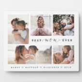 Gift for Best Mam Ever Family Photo Collage Fotoplaat (Voorkant)
