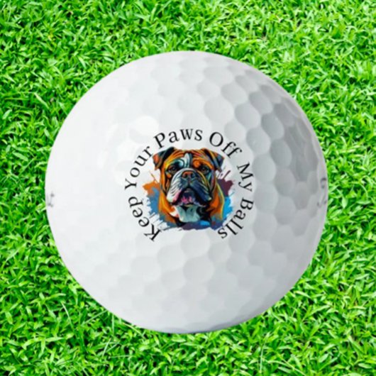 Gift for Bulldog-Loving Golfers Golfballen