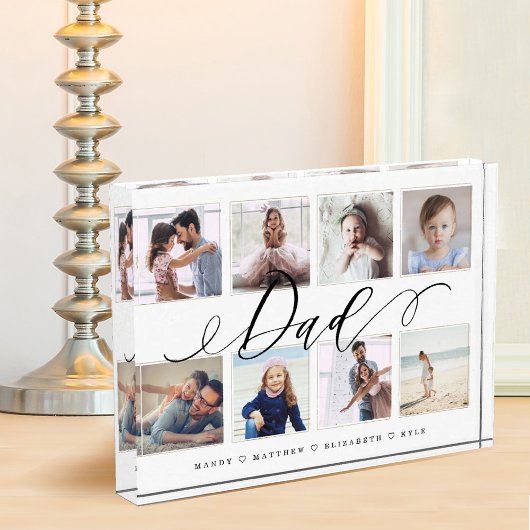 Gift for Dad | Familie Foto Keepslag Collage