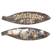 Gift for Dad Wood Effect #1 Dad Basketbal (Panelen)