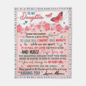 Gift for Daughter, for Birthday Fleece Blanket (Voorkant)