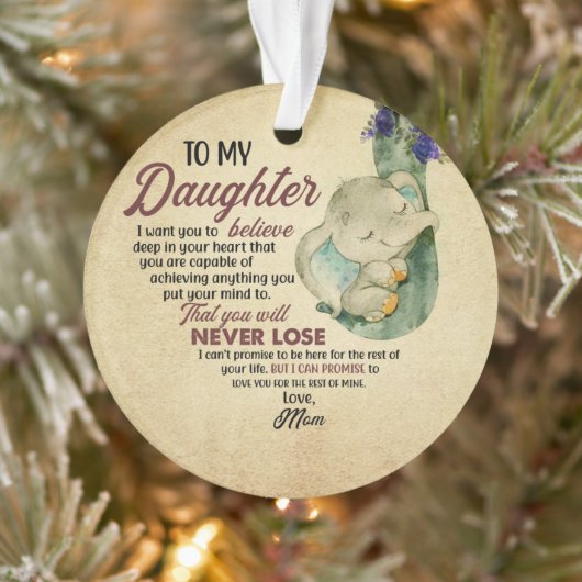 Gift for Daughter- Van mam Ornament (Boom)