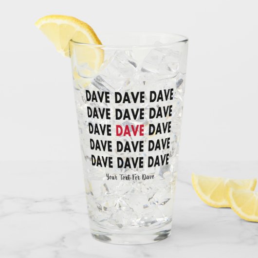 Gift for Dave Glas (Voorkant ijs)
