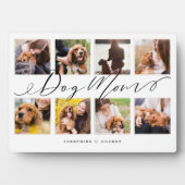 Gift for Dog Mom | Family Photo Keepsake Collage Fotoplaat (voorkant)