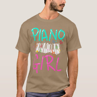 Gift for Girls Music Lovers Piano family gift T-shirt