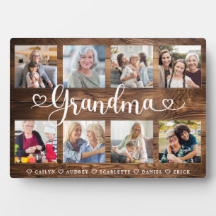 Gift for Grandma   Foto-collage voor kleinkinderen Fotoplaat