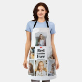 Gift for Grandma Heart 6 Photo Collage Schort (Gedragen)