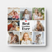 Gift for Grandma Heart 8 Photo Collage Fotoplaat (Voorkant)