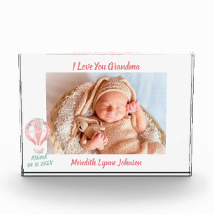 Gift for Grandma Newborn Grandchild Fotoblokken
