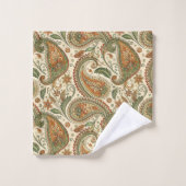 Gift for Grandparents Earthy Boho Bath Towel Style (Gant de toilette)