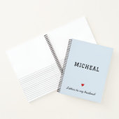 Gift for Husband Personalized Jubileum Journal Notitieboek (Binnen)
